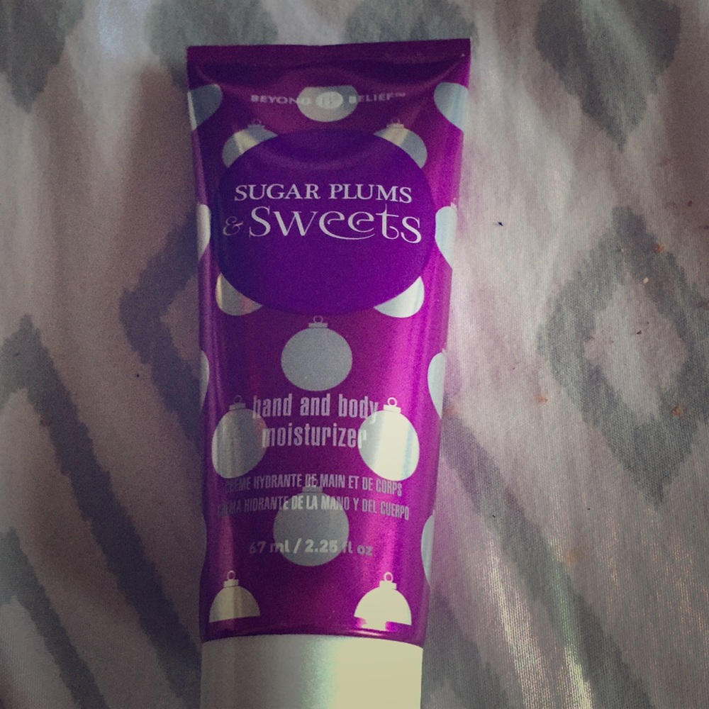 Sugar plums and sweets lotion